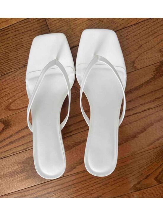Shoes - White kitten heels